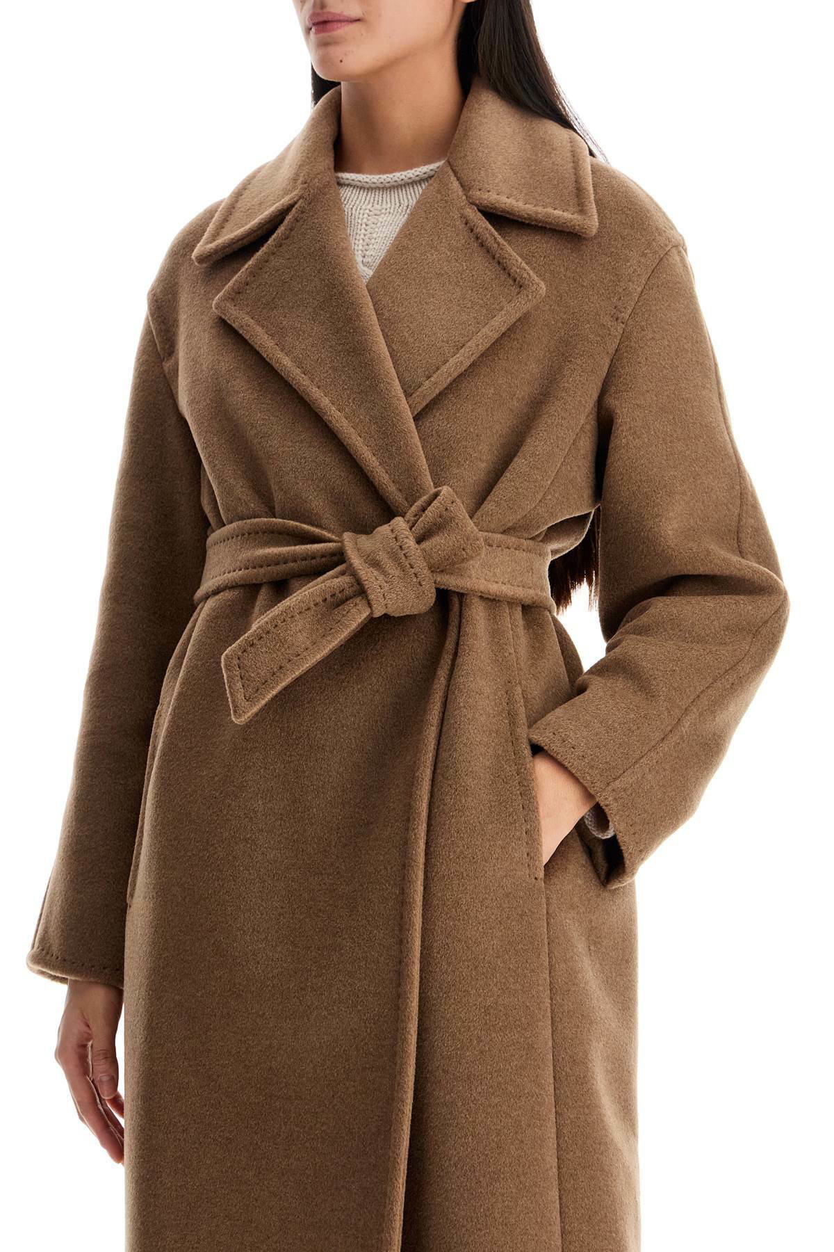 コート Max Mara Alpaca Wool And Cashmere Robe Coat MAX MARA alpaca, wool and cashmere robe coat Brown Max Mara