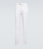 Kiton - Straight cotton-blend pants