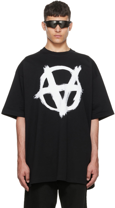 Photo: VETEMENTS Black Cotton T-Shirt