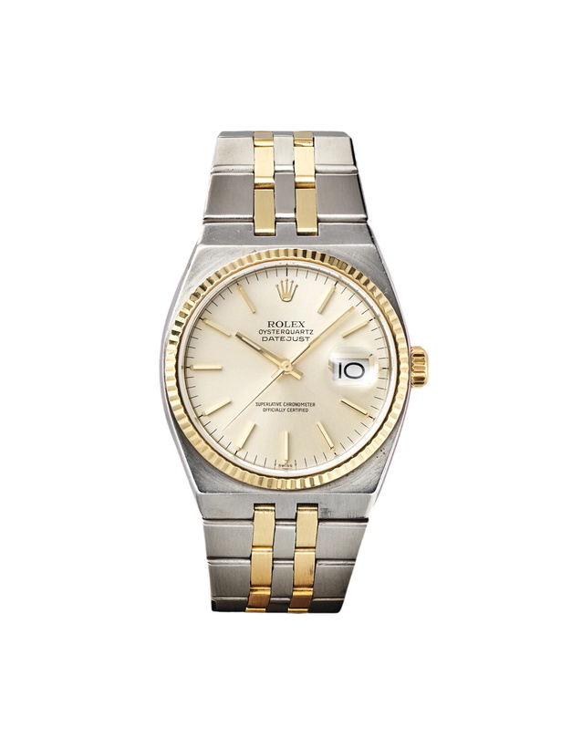 Photo: Stephanie Windsor - Rolex Vintage 1981 Oysterquartz 36mm 18-Karat Gold and Stainless Steel Watch, ref. 17013 (Fits up to 7.5'' wrist)