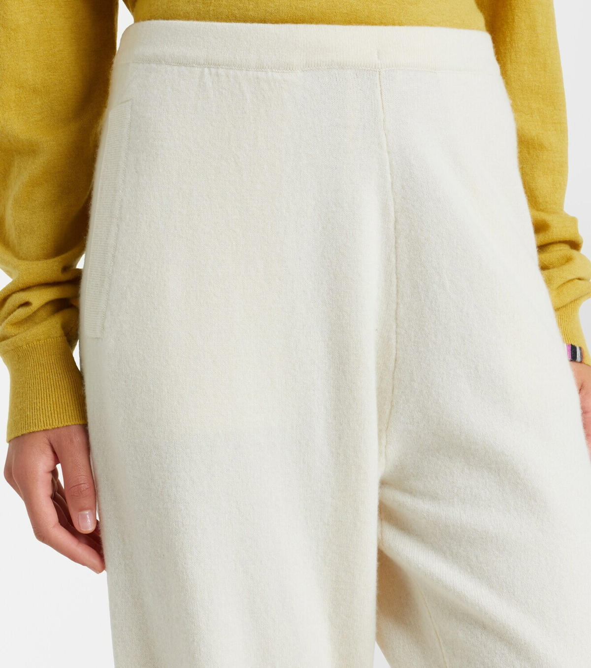 Extreme Cashmere N°320 Rush cashmere-blend straight pants