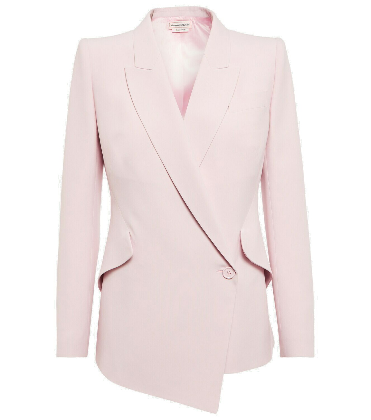 Alexander McQueen - Crêpe blazer Alexander McQueen