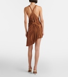 Christopher Esber Draped jersey minidress