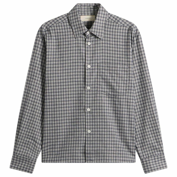Photo: Jeanerica Men's Juan Shirt in Blue Flannel Check
