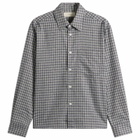 Jeanerica Men's Juan Shirt in Blue Flannel Check