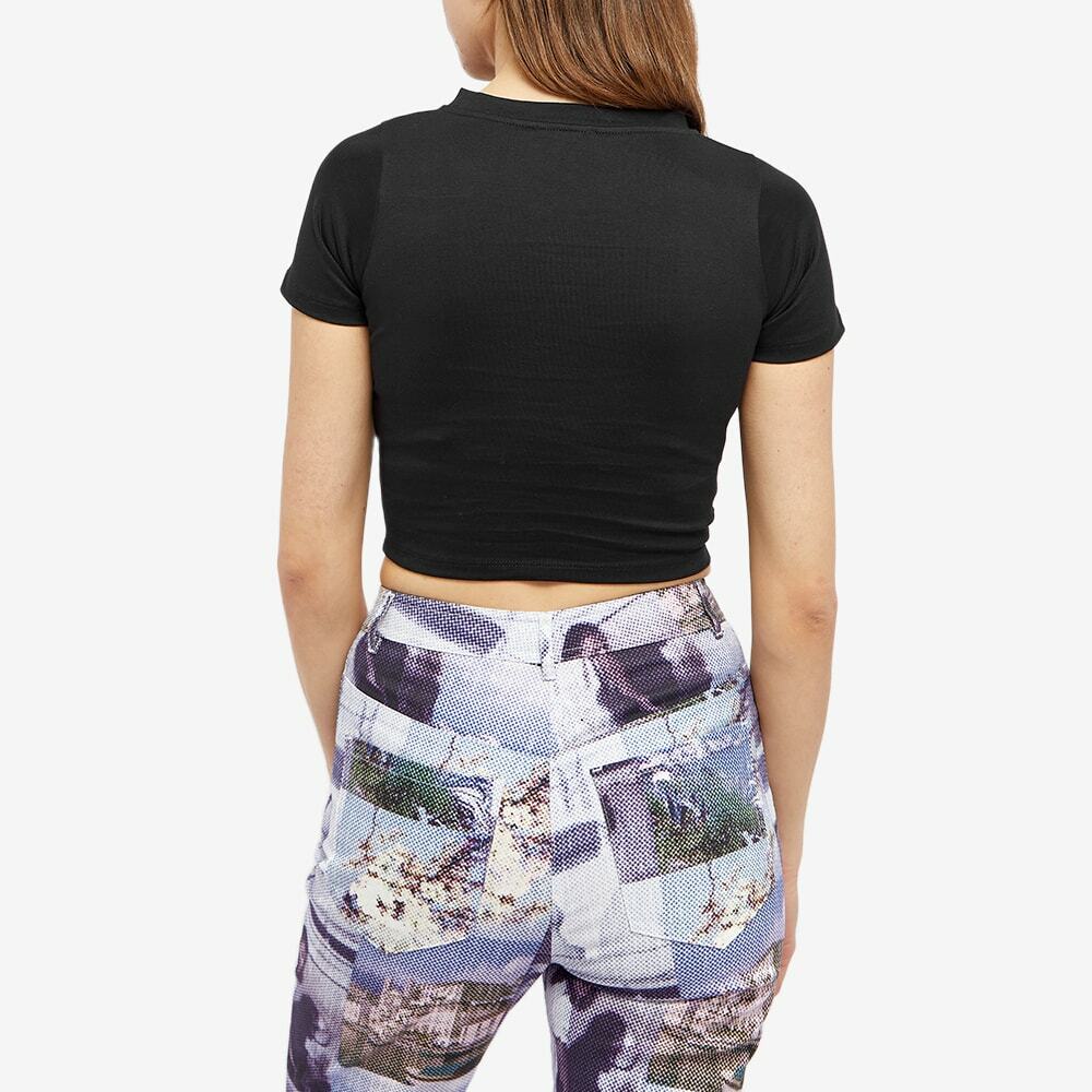T-shirt Vintage Y2K 'Baby Angel' - Crop Top Femme - Taille S - Bordeaux - Marque Gildan