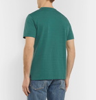 Mr P. - Slub Cotton-Jersey T-Shirt - Emerald