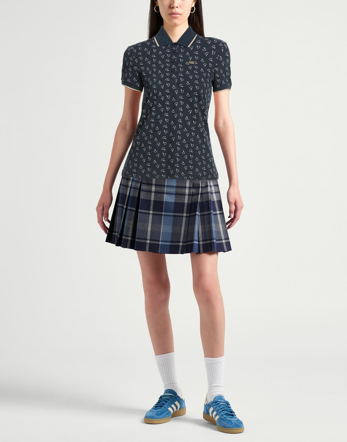 Ea7 Womens Polo shirt Midnight in Blue