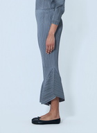 Pleats Please Issey Miyake Pleated Flared Trousers