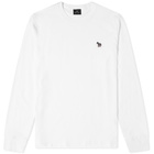 Paul Smith Men's Long Sleeve Zebra Logo T-Shirt in White