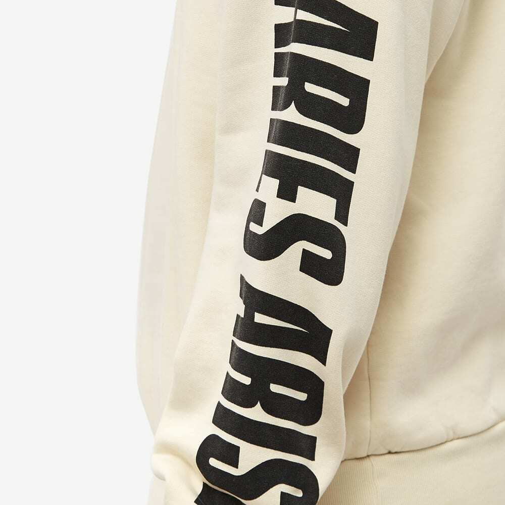 ★ARIES★ Press Gothic Man to Man Alabaster FTAR20003ALB FTA Aries Men's Press Gothic Crew Sweat in Alabaster ARIES