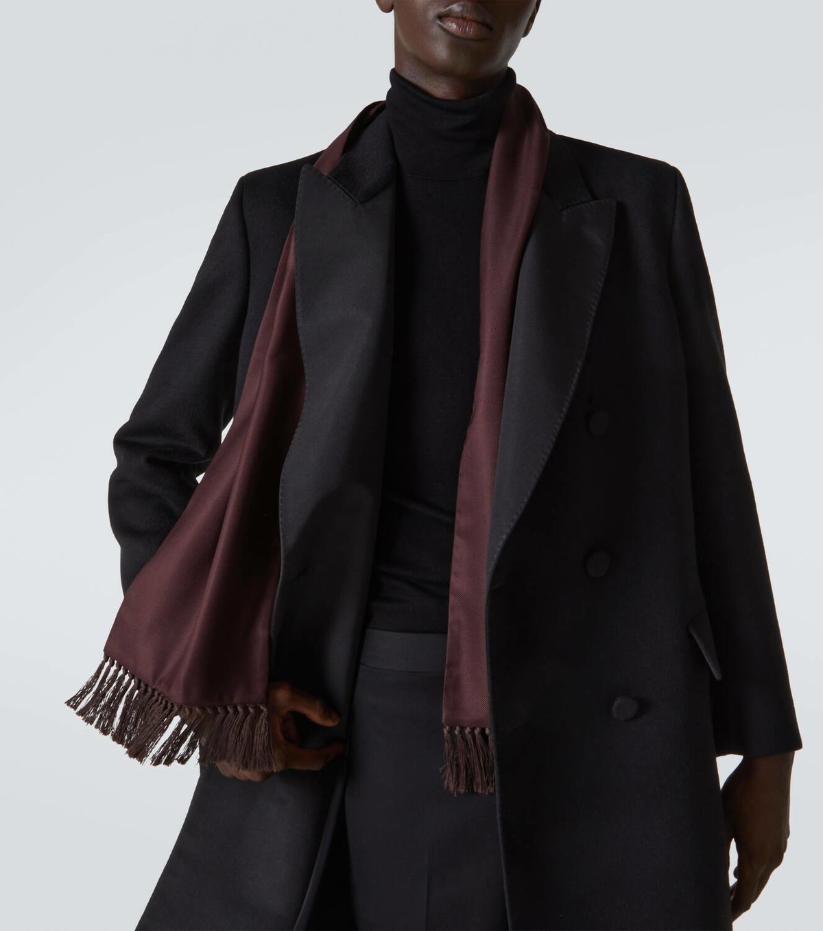 Loro Piana Double-breasted cashmere coat