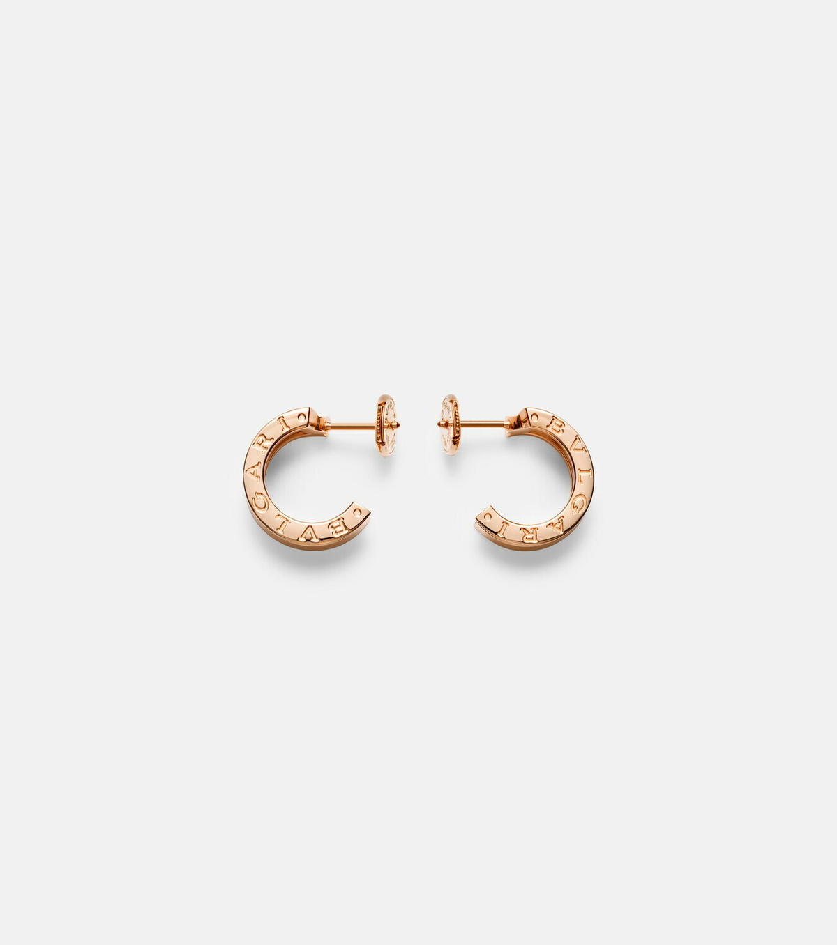 Bvlgari B.zero1 18kt rose gold earrings with diamonds