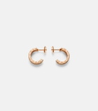 Bvlgari B.zero1 18kt rose gold earrings with diamonds