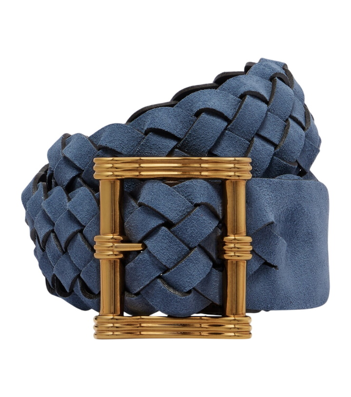 Etro - Crown Me embellished woven leather belt Etro display picture 3