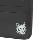 Maison Kitsuné Men's Fox Head Card Holder in Black 