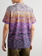 Missoni - Space-Dyed Dégradé Cotton-Jersey T-Shirt - Multi