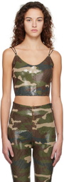 adidas x IVY PARK Green Sequin Tank Top