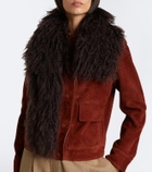 Yves Salomon Shearling scarf