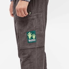 Butter Goods Men's Corduroy Cargo Pant in Grey