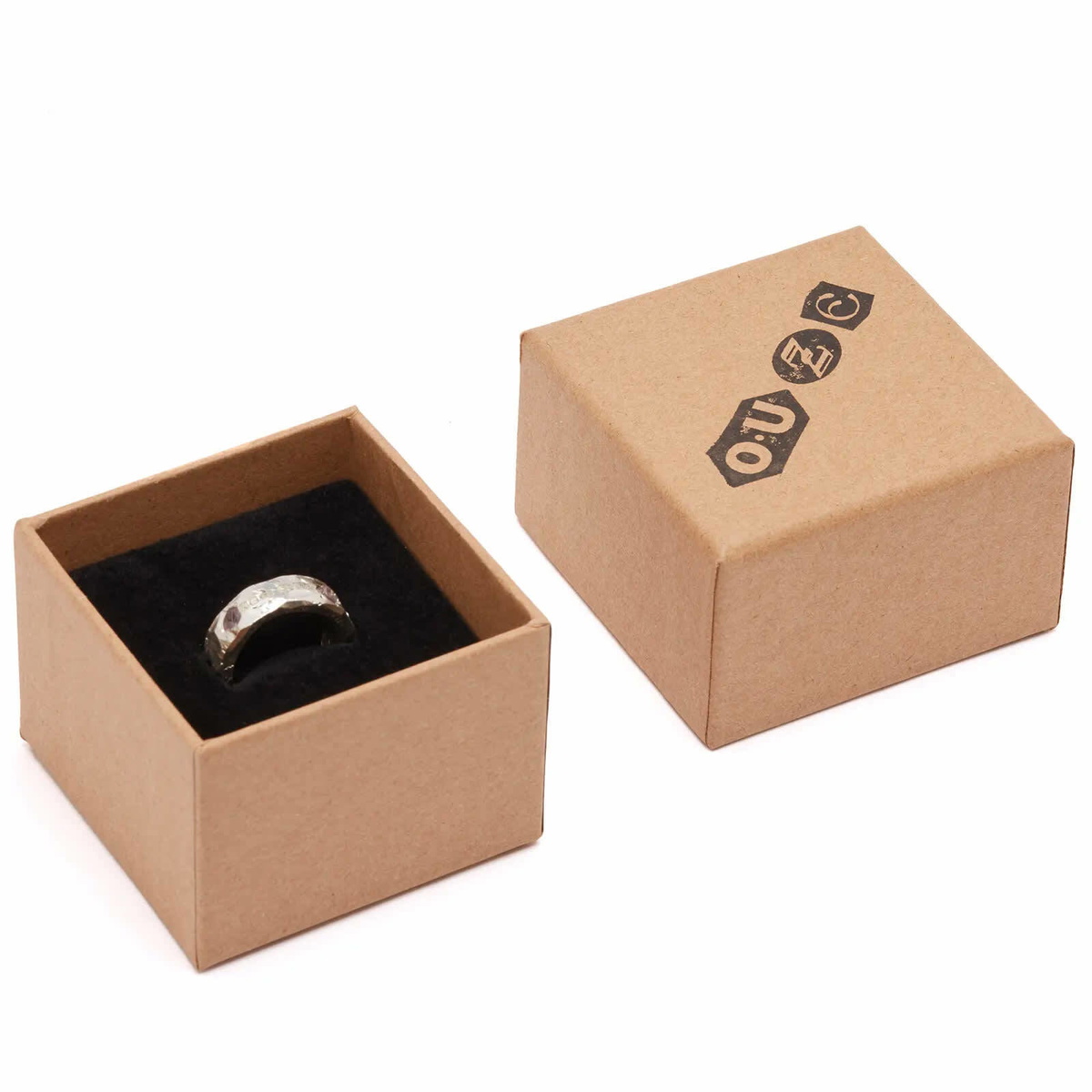 The Ouze Women's Sapphire Scatter Band Ring in Pink