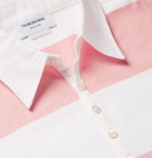 Thom Browne - Striped Cotton Polo Shirt - Men - Pink