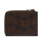 Needles Men's Papillion Butterfly PVC Small Wallet in Brown