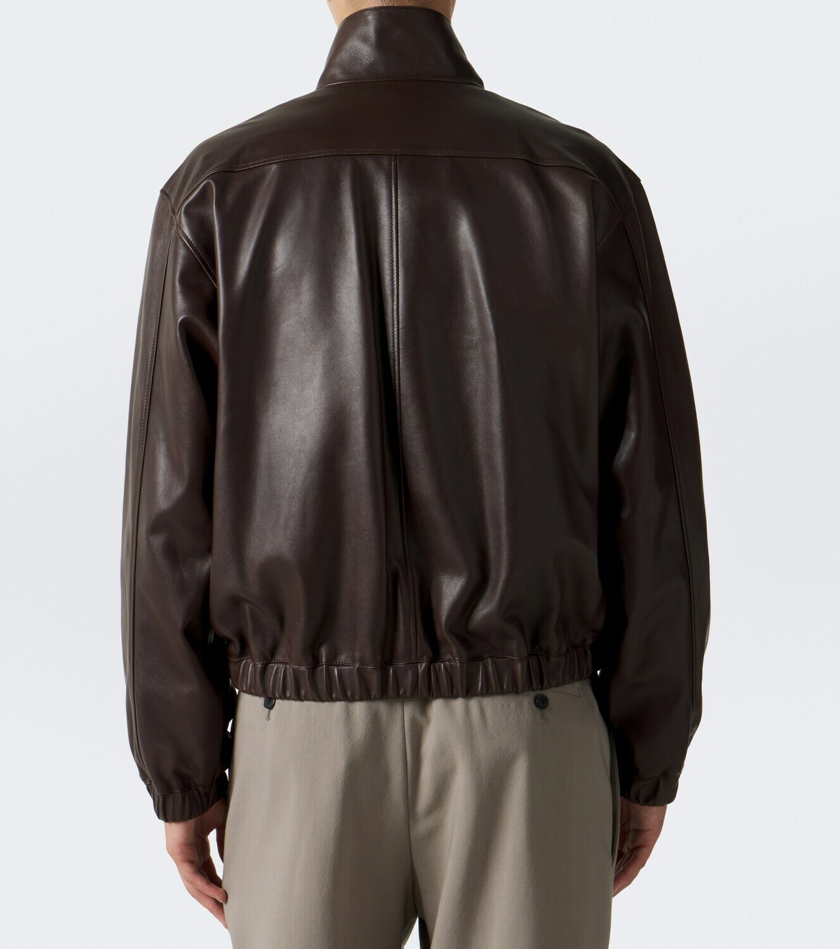Saint Laurent Leather blouson jacket