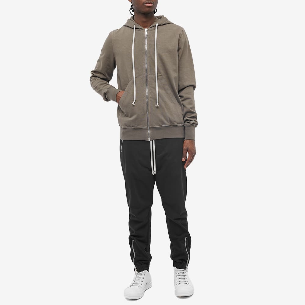 Rick Owens Men's Tecutal Zipped Track Pant in Black Rick Owens