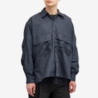 DAIWA Men's Tech Sports Plaid Shirt in Charcoal