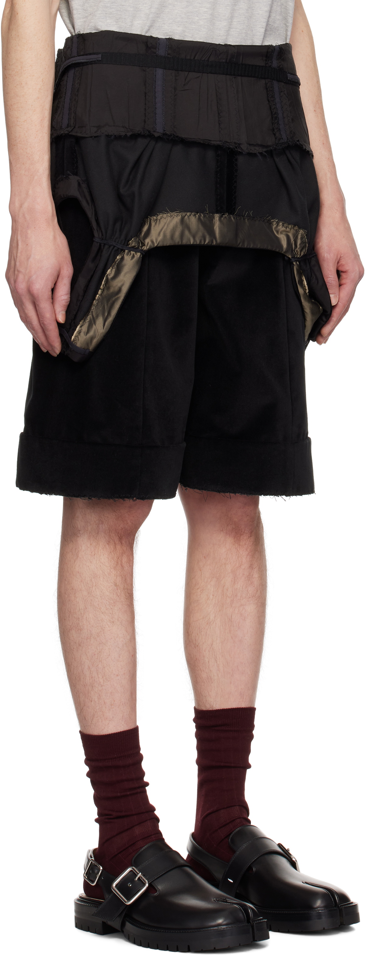 Maison Margiela Black Multi-Wear Shorts