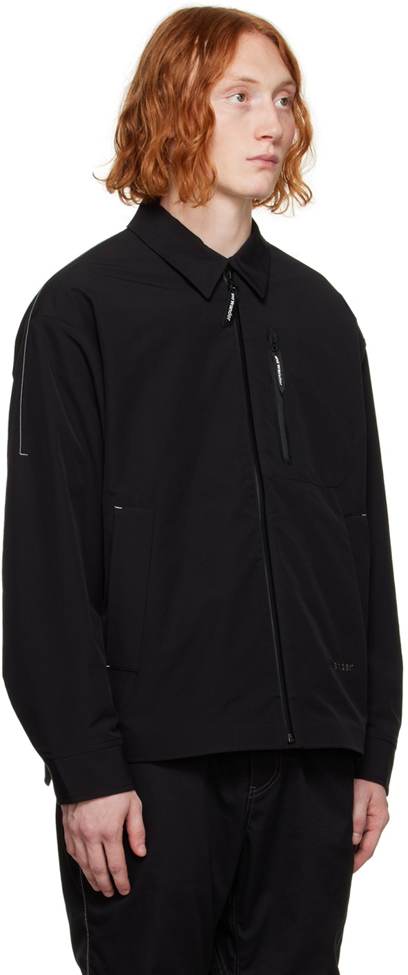 and wander Black Reflective Stitching Jacket and Wander