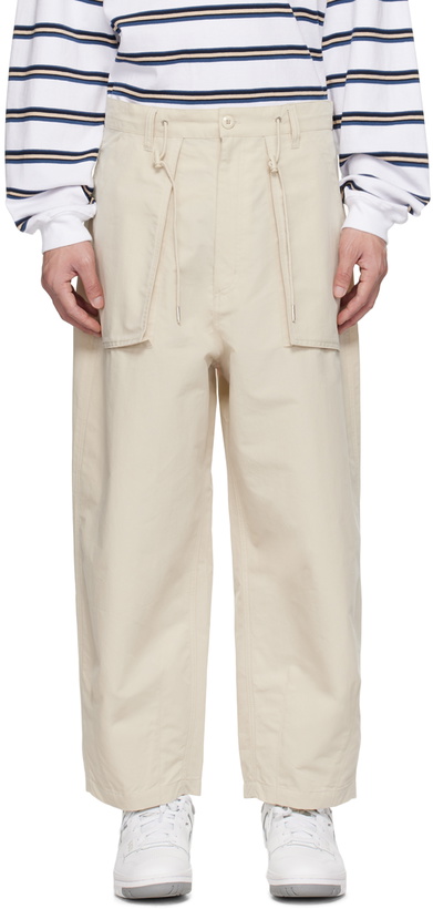 Photo: Uniform Bridge White Wide-Leg Trousers