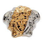 Versace Gold and Silver Palazzo Dia Ring