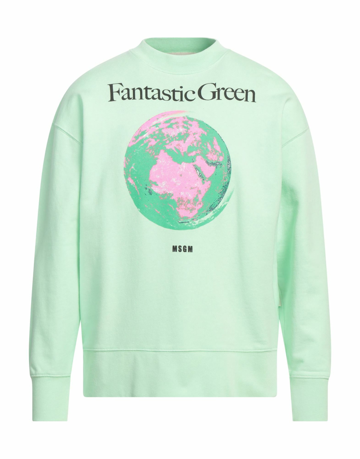 Msgm Mens Sweatshirt Light in Green