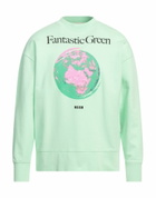 Msgm Mens Sweatshirt Light in Green