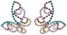 AREA Multicolor Medium Butterfly Earrings