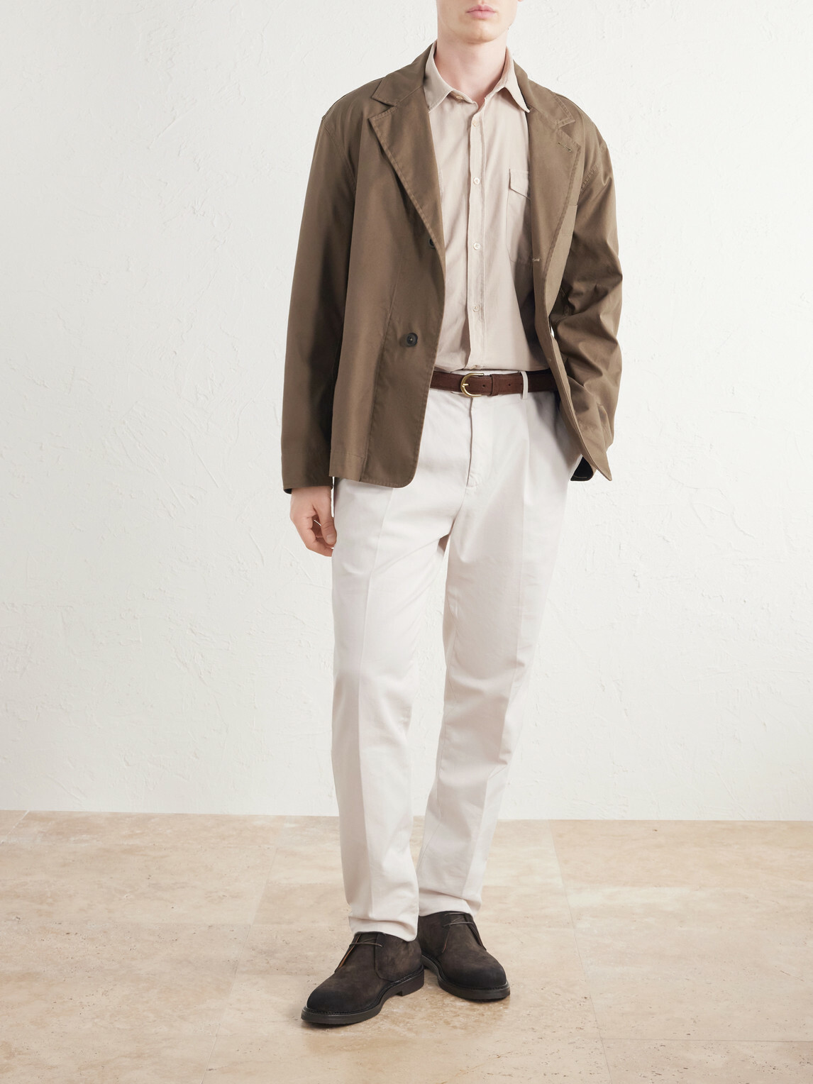 Boglioli - Cotton-Corduroy Shirt - Neutrals