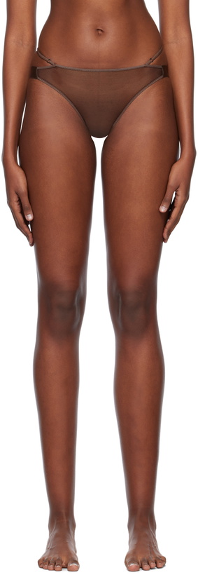 Photo: Nensi Dojaka SSENSE Exclusive Brown Briefs