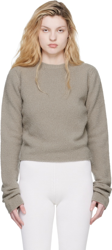Photo: Rier Taupe Wool Boucle Sweater