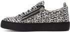 Giuseppe Zanotti Black & White May London Sneakers