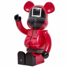 Medicom Be@rbrick Squid Game Guard □ in 1000%/Red