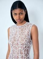 Cecilie Bahnsen Sleeveless Lace Midi Dress