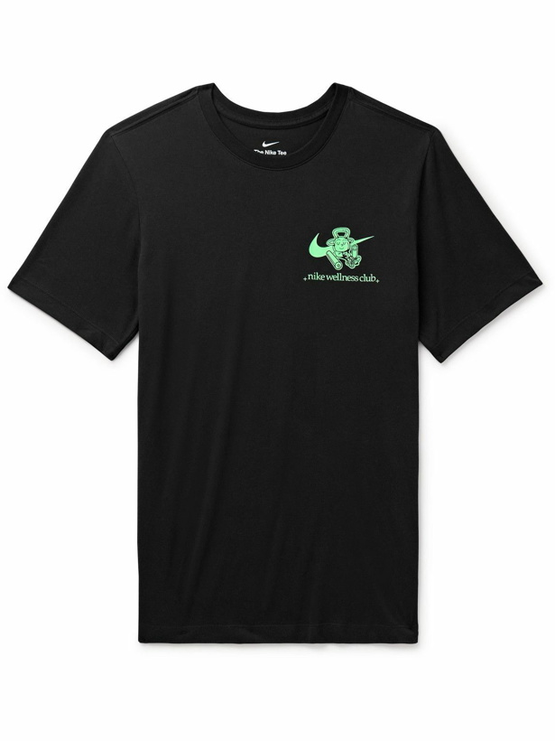 Photo: Nike Training - Wellness Club Logo-Print Dri-FIT T-Shirt - Black