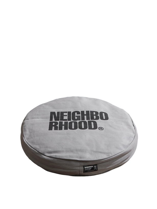 Photo: Neighborhood - Circle Logo-Print Cotton-Canvas Dog Bed