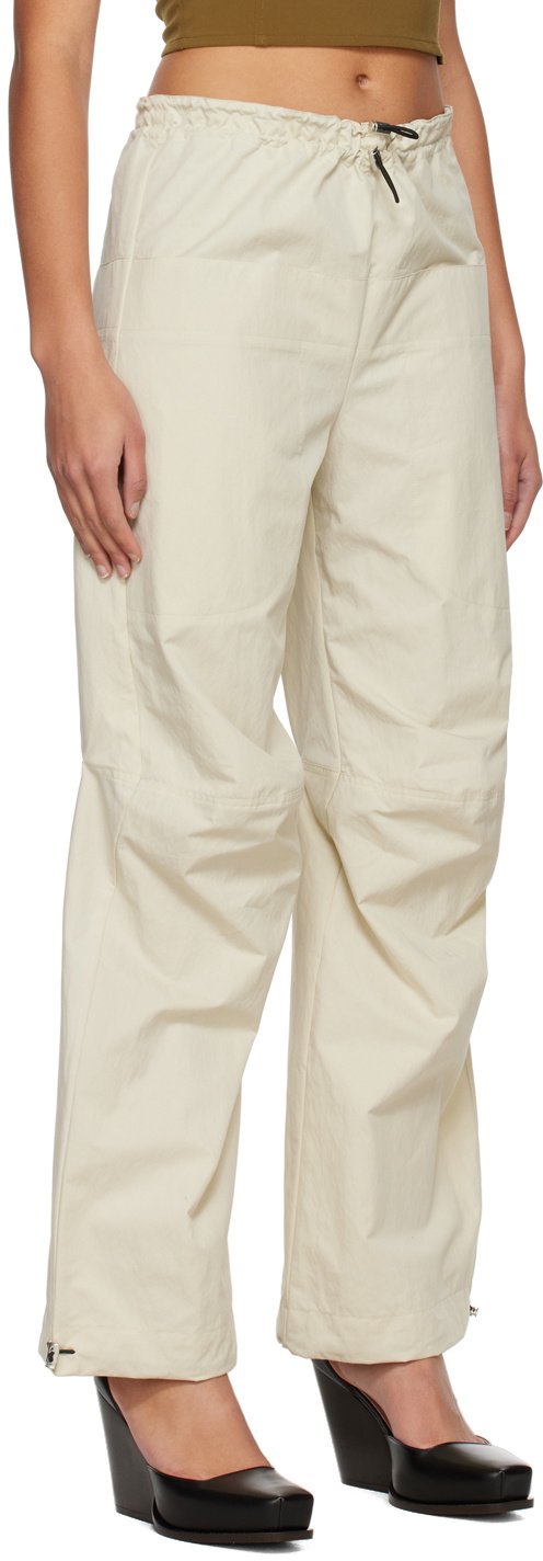 Yuzefi Beige Drawstring Lounge Pants
