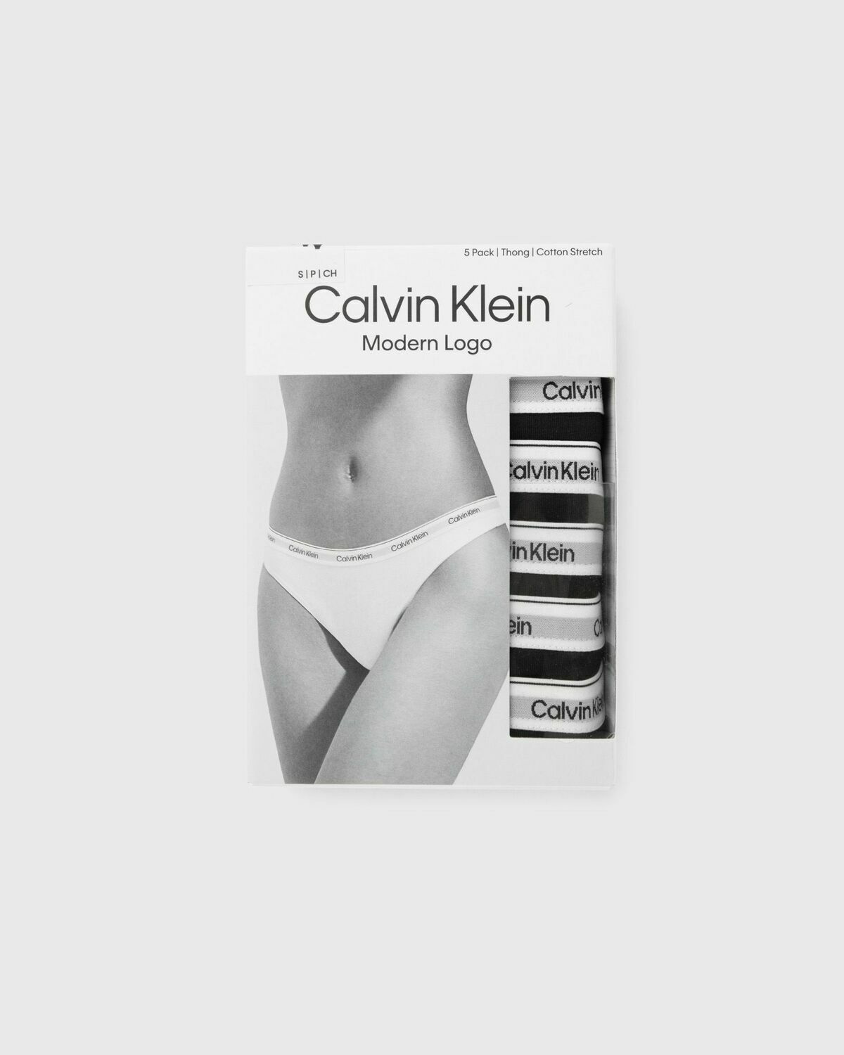 Calvin Klein Underwear THONG LOW RISE 5 PACK - Thong - black