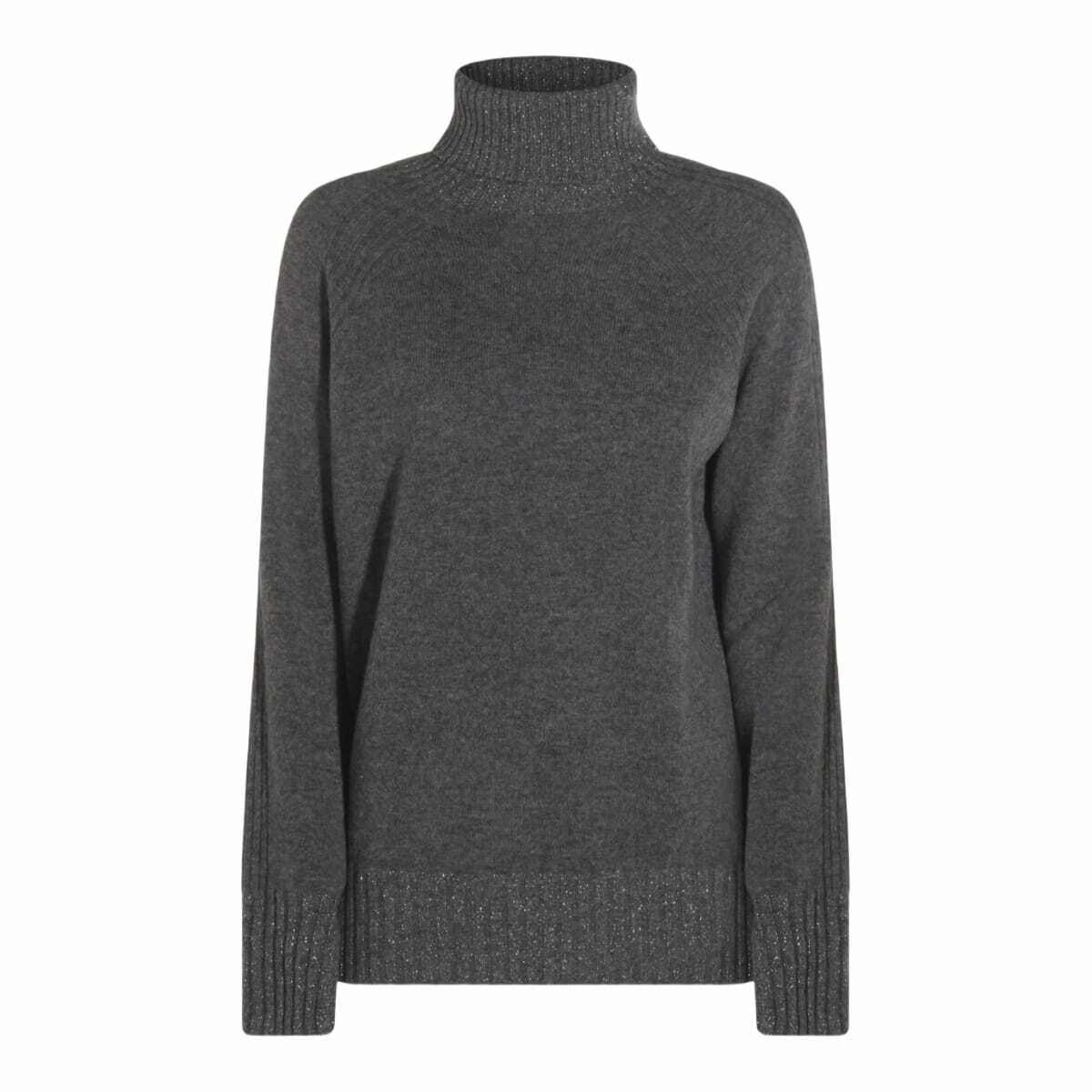 TwinSet Grey Wool Knitwear