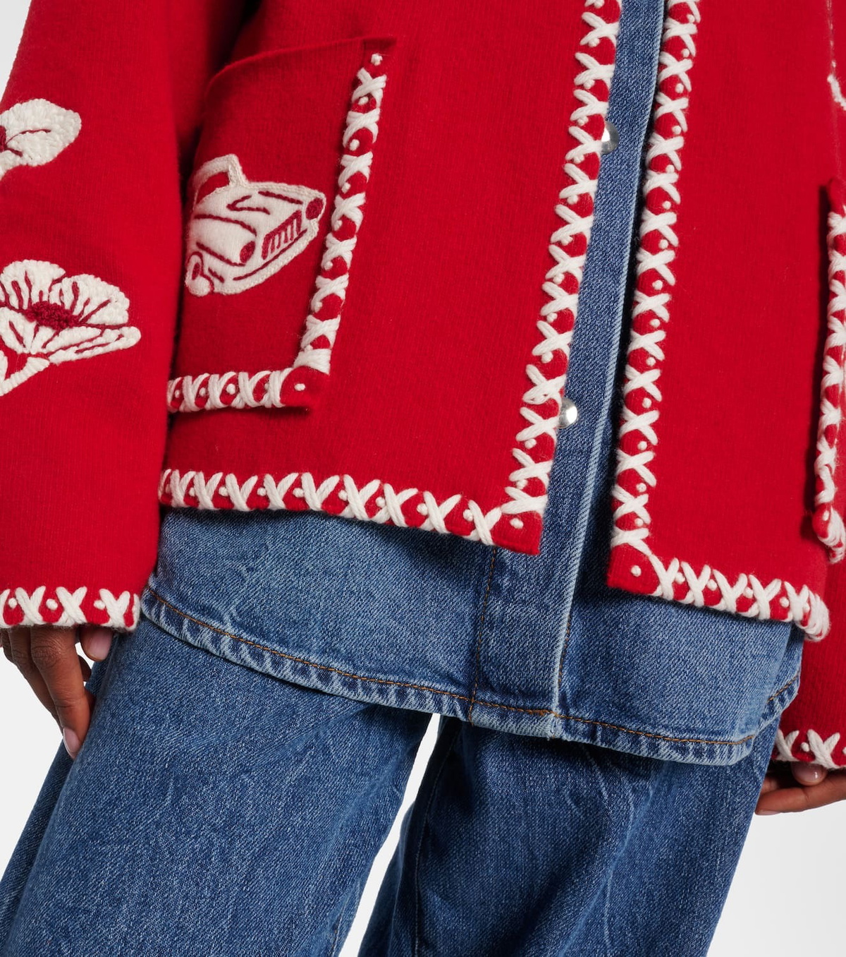 Alanui Remember Me virgin wool jacket