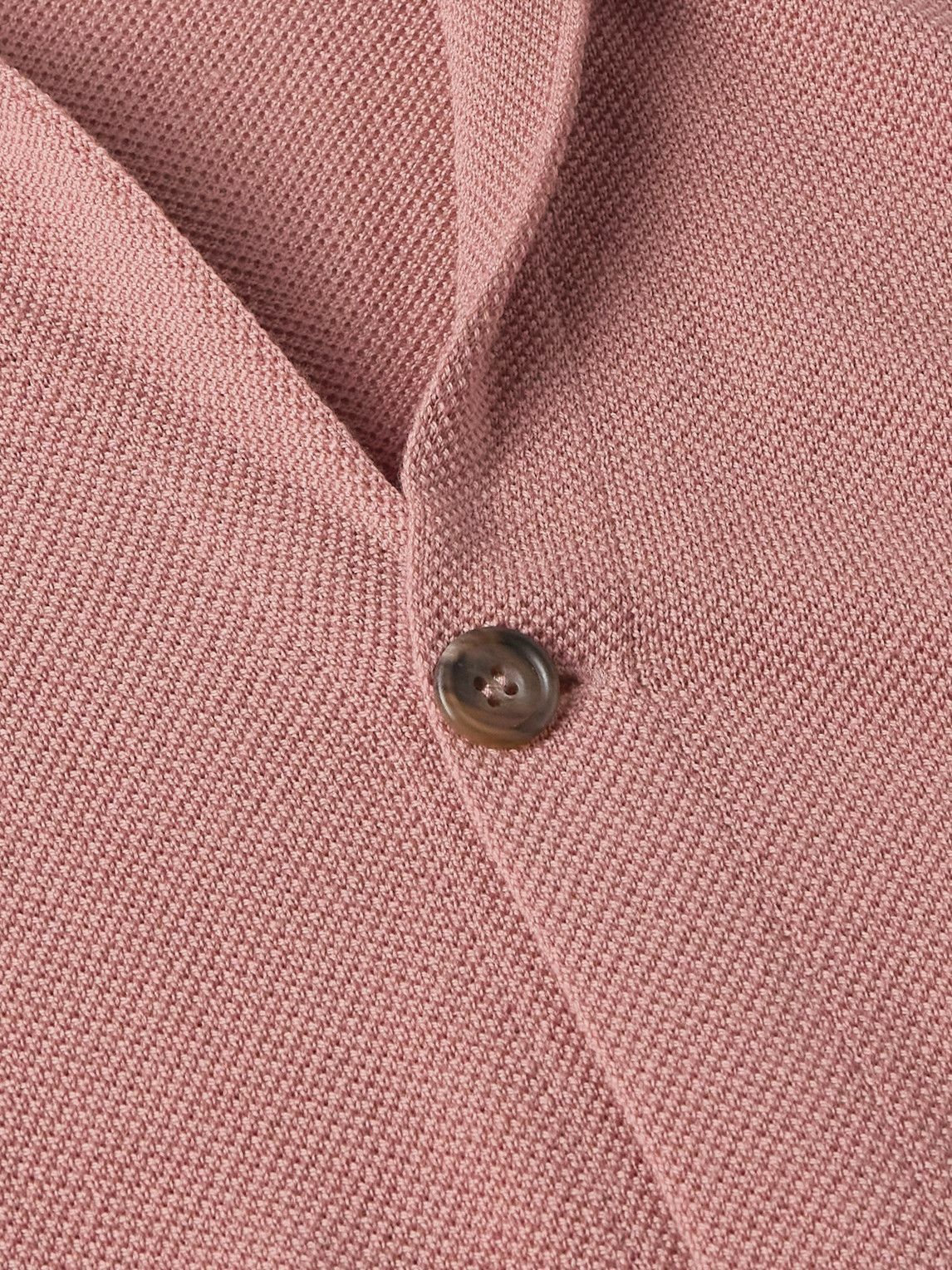 Richard James - Merino Wool Cardigan - Pink